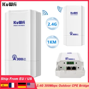 300Mbps 2.4GHz Outdoor CPE Bridge with Long-Range Signal & POE