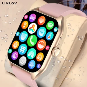 1.96″ Smartwatch with AI Voice Assistant & 100+ Sport Modes